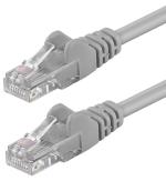 Cavo di rete Patch in Rame Cat. 6 Grigio UTP 1,5 m