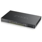 SWITCH 28P LAN GIGABIT ZYXEL GS2220-28HP-EU0101F 24P Gigabit PoE+4P Dual Personality Giga - Supp. ipV6 RACK -