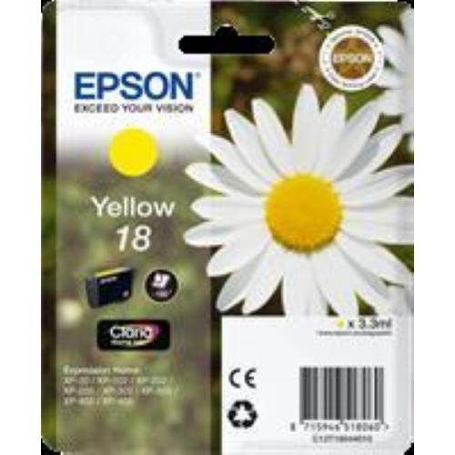 T1804 Cartuccia inchiostro giallo 3.3ml,18 standard