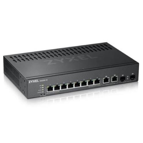 SWITCH 10 LAN GIGABIT ZYXEL GS2220-10-EU0101F 8P Gigabit +2P Dual Personality Giga - Supp. ipV6 - Rack
