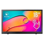 MONITOR TOUCH ATLANTIS Multimediale 16" (15.6") A05-T16A-VHM 10 tocchi OD 15ms/Typ 16,6ms,cont.1000:1 Full HD 1080p - Fino:30/04