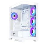 CABINET ITEK SHOWBUI 45W - Gaming Tower, ATX, 4x12cm ARGB, 2xUSB3, Type-C, Side&Front Panel Temp Glass, White (ITGCASB45W)