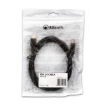 CAVO USB2.0 A-B M/M 3Mt ATLANTIS P019-UB2-ABMM-3