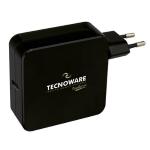 ALIMENTATORE USB-C da CASA 1P TECNOWARE FAU17704 Nero 65W