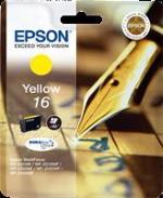 CARTUCCIA EPSON 16 "PENNA E CRUCIVERBA" C13T16244012 GIALLO per WorkForce WF-2010/2510/2520/2530/2540/2630/2650/2660/2750/2790