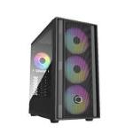 CABINET ATX MIDI TOWER COOLER MASTER MB600-KGNN-S00 MasterBox 600 Black ATX 2x3.5 2x2.5 2xUSB3.2 3x140mm-ARGB NoAlim VETRO LATER