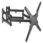 SUPPORTO X LCD/TV da parete angolare Full-Motion 32"/55" EQUIP 650328 supp.fino a 45Kg - Vesa: 400x400 -EAN: 4015867225752