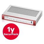 BUNDLE FIREWALL ANTIVIRUS/IDP USGFlex ZYXEL USGFLEX100H-EU0102F-Include 1y SECUR PACK