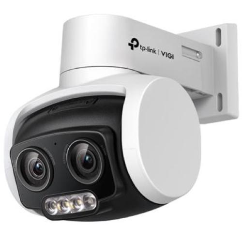VIDEOCAMERA TP-LINK VIGI C540V PT a colori-Varifoc. doppio obiettivo da 4MP-mic. integrato, altoparlante, slot micro-SD, IP66