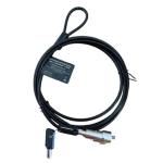 NOTEBOOK SECURITY LOCK ENCORE EN-LOCK-80 NANO LUCCHETTO DI SICUREZZA PER COMPUTER IN ACCIAIO CON CHIAVE 1,8m DIAMETRO 6mm