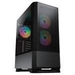 CABINET MIDI TOWER COUGAR 385CC50R MX430 MESH RGB NERO 217x467x371mm 7SLOT 2x3,5" 3x2,5" VETRO 3xFAN ARGB