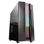 CABINET MIDI TOWER COUGAR 385BMBPB GEMINI S IRON GRAY 210x495x463mm 7SLOT 2x3,5" 5x2,5" VETRO