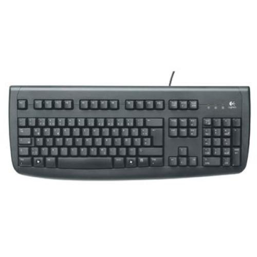 TASTIERA LOGITECH oem DELUXE 250 PS2 NERO LAYOUT TEDESCO P/N 967642-0102 -Garanzia 3 anni-