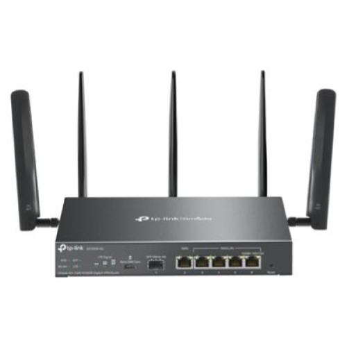 ROUTER Gibabit VPN Omada 4G AX3000 TP-LINK ER706W-4G 1P Giga WAN+4P Giga WAN/LAN-1P Giga SFP WAN/LAN 1 slot Nano Sim