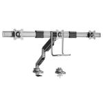 SUPPORTO X TRIPLO LCD/TV da tavolo 17"/32" EQUIP 650162 supp.fino a 6Kg - Vesa: 100x100 -EAN: 4015867236048 Fino:31/05