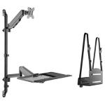 SUPPORTO X LCD/TV e Workstation A MURO 17"/32" EQUIP 650170 supp.fino a 8Kg (schermo) - Vesa: 100x100 -EAN: 401586723 Fino:31/05