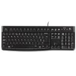 TASTIERA LOGITECH oem K120 USB NERA LAYOUT USA Internazionale P/N 920-002479