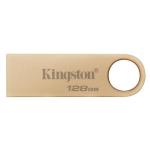 FLASH DRIVE USB3.2 128GB Kingston DTSE9G3/128GB Ultra Slim Metal Case Gold Read:220MB/s