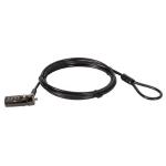 LUCCHETTO DI SICUREZZA PER LAPTOP CONCEPTRONIC CUSTODIO01BN IN ACCIAIO-Nano Security Slot-SNZ CHIAVE- 1.8Mt DIAMETRO 4.5mm