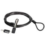 LUCCHETTO DI SICUREZZA PER LAPTOP CONCEPTRONIC CUSTODIO02BN IN ACCIAIO-Nano Security Slot-con CHIAVE- 1.8Mt DIAMETRO 4.5mm