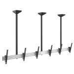 SUPPORTO X LCD/TV A SOFFITTO x SCHERMOTRIPLO 45"/50" EQUIP 650374 supp.fino a 50Kg - Vesa: 600x400 -EAN:4015867223000