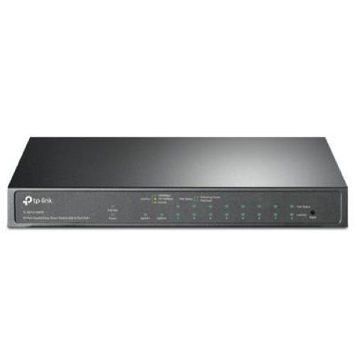 SWITCH 10P Gigabit con 8P PoE+ TP-LINK TL-SG1210MPE Easy Smart 2P non PoE 1 slot SFP