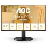 MONITOR AOC LCD IPS 100Hz 23.8" WIDE FRAMELESS 24B3HA2 1ms MM FHD 3000:1 BLACK VGA HDMI Vesa Fino:30/05