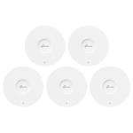 Kit Wireless N Access Point AX1800 DualBand TP-LINK EAP613(5-Pack)802.3at POE 12V CC MU-MIMO 2 antenne int.(adatt.NON INCL.)