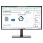 MONITOR LENOVO ThinkVision P27h-30 63A1GAT1EU 27"QHD IPS AG 16:9 Blk 4ms 350cd/m2 3Y Vesa USB HDMI RJ45 Tilt Swivel P Fino:30/04