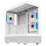 ITEK Case SHOWBUI 42W - Gaming Tower- ATX- 3x12cm ARGB fan- 2xUSB3- Type-C- Side & Front Panel Temp Glass- White Edition