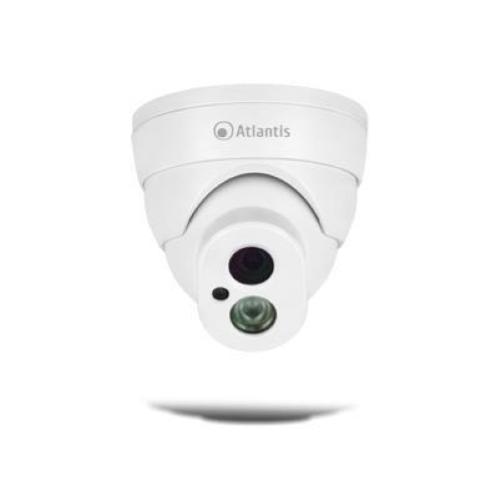 VIDEOCAMERA IP ATLANTIS A11-905A-DP Bianca-4Mpixel supp.POE-DOME Sens. 1/2.8"CMOS OV-2520x1520 Doppio str.-Ott.fissa IR cut IP66