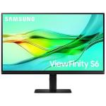 MONITOR SAMSUNG LCD IPS 100Hz 27" Wide S27D60U 5ms WQHD BLACK HDMI DP 3xUSB USB-C LAN REG. ALTEZZA PIVOT Vesa Fino:30/04