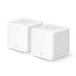 Wireless ROUTER AX1500 Whole-Home MERCUSYS Halo H60X(2-pack) Wi-Fi 6 DualBand 3P 10/100Mbpsx unit.- Antenne interne