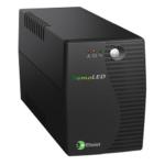 UPS ELSIST NEMOLED 65 - 650VA/240W LED 2Schuko - NO USB Fino:30/04