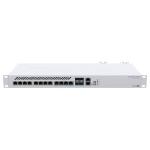 SWITCH MIKROTIK CRS312-4C+8XG-RM 8P. 10GBPS 4P. COMBO 10GBPS SFP+ 1P. GBPS ROUTEROS/SWITCHOS