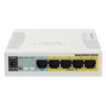SWITCH MIKROTIK CSS106-1G-4P-1S SWITCH RB260GSP 5P. GBPS + 1SFP 4P. POE PASS.