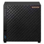 NAS ASUSTOR AS1104T X 4 HDD 3.5"SATA3 6GB/S >NO HD< QUAD CORE 1.4GHZ-1GB DDR4 (NO ESPANDIBILE) 1P 2.5GBE-2P USB3.2- GAR.3 ANNI