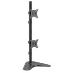 SUPPORTO X doppio LCD/TV da tavolo 17"/32" EQUIP 650128 supp.fino a 9Kg - Vesa: 100x100 -EAN: 4015867238462