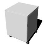 MOBILETTO B9400 PER STAMPANTI BROTHER HL-L9430CDN/9470CDN MFC-L9630CDW/MFC-L9670CDN MFC--EX670 IN METALLO CON RUOTE