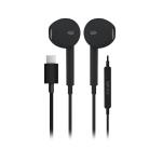 Fonex auricolari a filo Classic con connettore Type-C | Nero