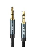 UGREEN Cavo Audio 3.5mm maschio a 3.5mm maschio- placcato in oro con case in metallo 2m (Blue)