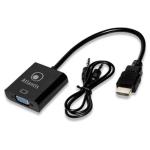ADATTATORE HDMI VGA cm.20 ATLANTIS A04-HDMI_VGA con audio analogico - Risol.1920x1080@64Hz