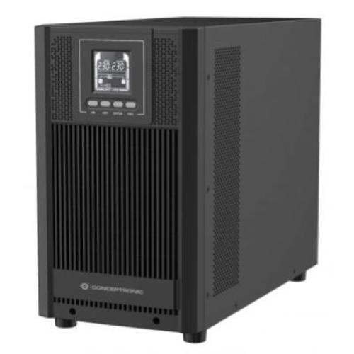 UPS CONCEPTRONIC ZEUS52ES3K 3000VA/2700W Online Tower UPS Schuko -HID-EPO- Capacita della batteria 72V - 12V/9AH 4P Schuko