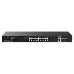 SWITCH 18P GE LAN +2P SFP TENDA TEG1120P-16-250W 16P PoE
