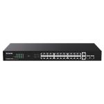 SWITCH 26P GE LAN +2P SFP TENDA TEG1128P-24-410W 24P PoE