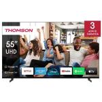 TV THOMSON 55" FRAME LESS 55UG4S14 GOOGLE TV 4K DVB-T2/S2 UHD 3840x2160 BLACK CI+ SLOT 4xHDMI 3xUSB Vesa Fino:29/08