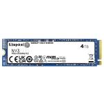 SSD-Solid State Disk m.2(2280) NVMe 4000GB (4TB) PCIe4.0x4 KINGSTON SNV3S/4000G Read:6000MB/s-Write:5000MB/s