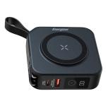 POWERBANK ENERGIZER MAGSAFE WIRELESS 10000mAh QM10001AC In:1xUSB-C+1xAC EU/UK/US/AU Out:1xUSB-C PD20+1xUSB-A QI5W,7.5W&10W, Nero