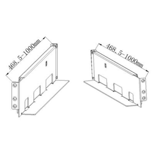 UPS ELSIST - Accessorio KIT 2 STAFFE DI SUPPORTO UPS RACK EL-RAILKIT Fino:31/01
