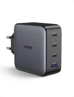 UGREEN Caricatore USB 100W GaN Nexode- 3x Type-C- 1xUSB3 Black